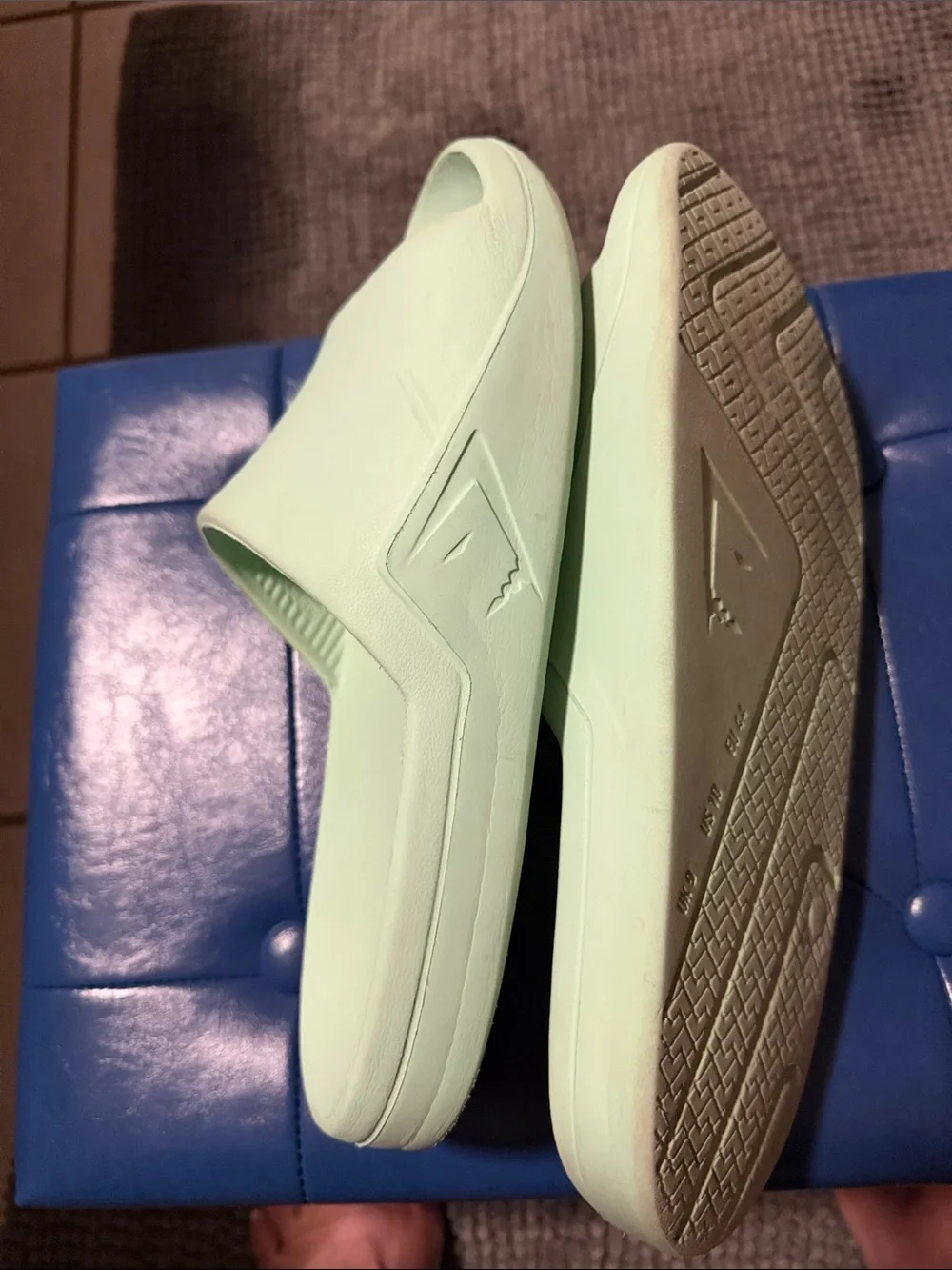 Gymshark Mint Green Slide Sandals